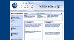 Desktop Screenshot of eurolibraries.com